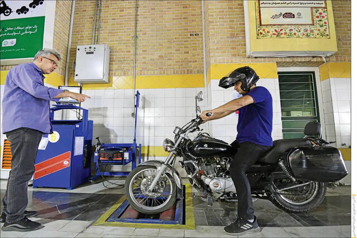 معاینه فنی هشت هزار موتورسیکلت در اصفهان معاینه فنی هشت هزار موتورسیکلت در اصفهان