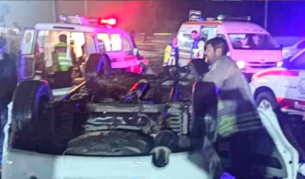 واژگونی مرگبار خودرو در جاده سراوان