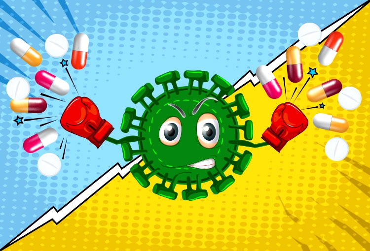 بی‌تاثیر بودن آنتی‌بیوتیک در درمان آنفلوآنزا