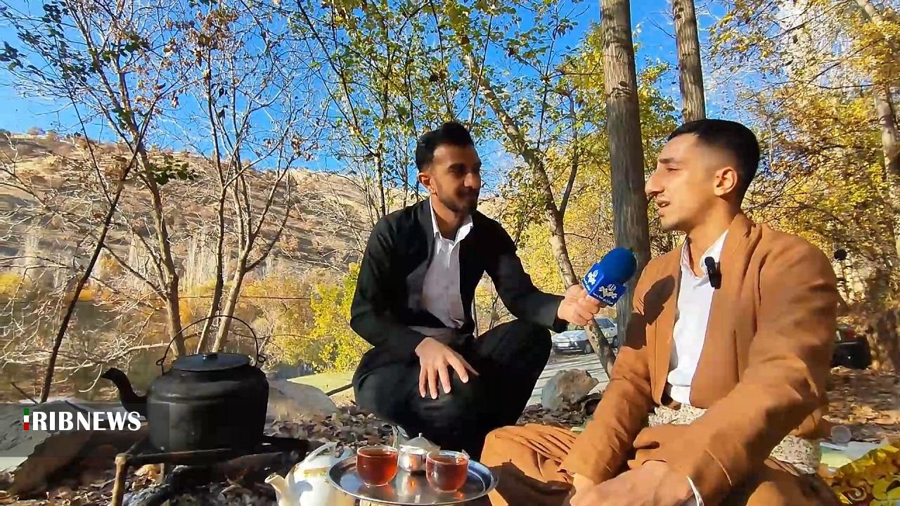 همنوایی بی‌نظیر زمین و آسمان در پاییز هزاررنگ هورامان