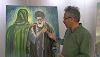 گشایش نمایشگاه نقاشی هنرمند کبودراهنگی