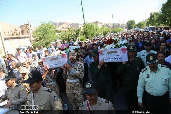 تشیع پیکر دو بانوی لرستانی در حادثه تروریستی تهران